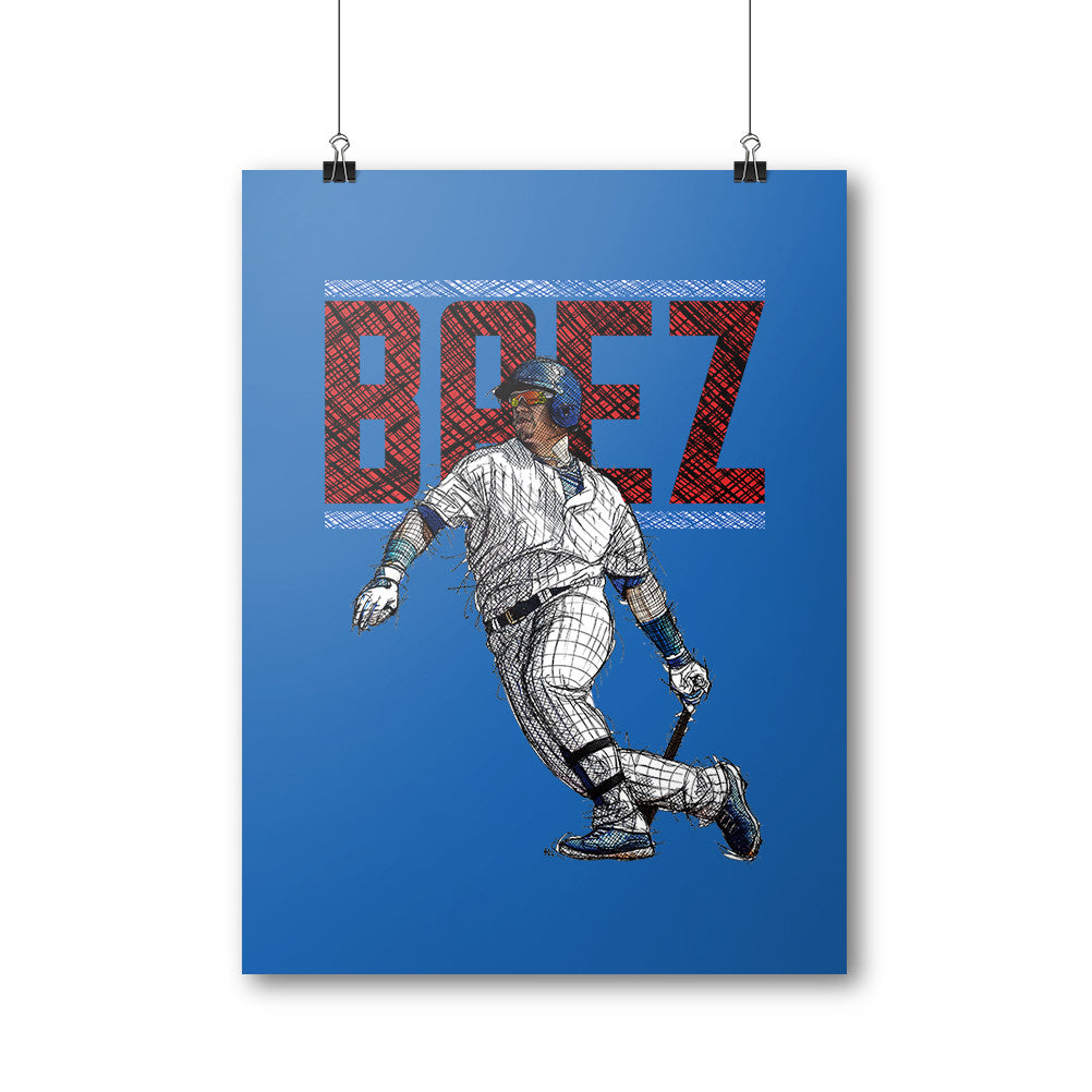 Javier Baez Poster for Sale by dekuuu