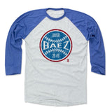 Mens Baseball T-Shirt Royal / Ash