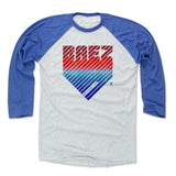 Mens Baseball T-Shirt Royal / Ash